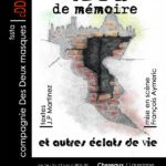 Saison 2023: « Trou de mémoire … et autres éclats de vie »