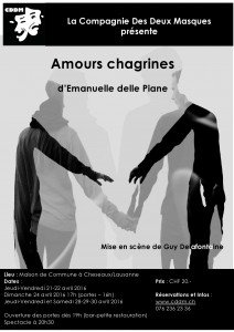 Affiche 2016 "Amours chagrines"